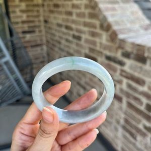 Certified 100% Natural Myanmar Burma Grade A JADE Jadeite Circle Bangle